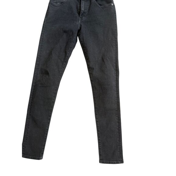 LEVIS Women's 721 Black High Rise Skinny Jeans size 27 x 30 - Picture 8 of 9